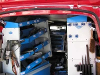 Syncro System’s racking after the violent collision