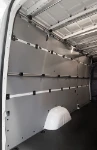 Syncroblock bars for hanging garment transport on two levels