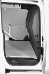 The Citan’s cargo compartment, showing its liners