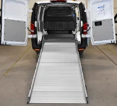 The Custom’s ramp fully extended in a Vito