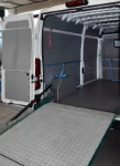 The Ducato’s floor liner and ramp