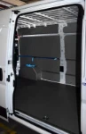 The Ducato’s interior with Syncro liners