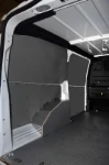 The floor liner and wall liners on the left of the Toyota ProAce