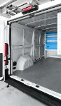 The Jumper’s resin-coated marine plywood floor liner, by Syncro System