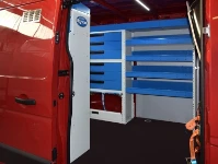 The Nissan NV400’s racking