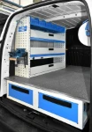The racking on the left of the ProAce City