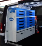 The racking on the left of the Vito