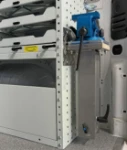 The telescopic support for pull-out vice benches, in closed position