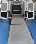 The Transit’s ramp extended for use