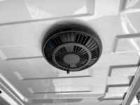 The Vent-Rot-G extractor seen from inside the van