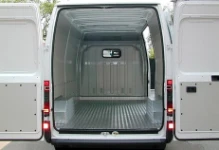 Rivestimento interno in legno e lamiera e portatutto per Jumpy