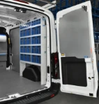 Transparent containers in the Ford Transit