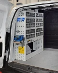 Transparent drawers, shelf and vice holder for the Mercedes Citan