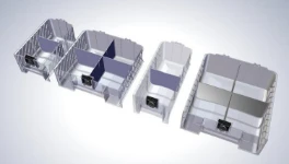 Transparent plastic drawer for vans