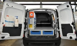 Underfloor drawers in a Kangoo
