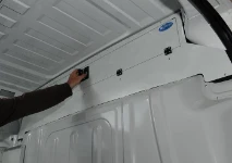 Van cab storage unit