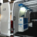Van conversion worktop and accessories for gas systems used in winemaking