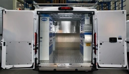 Van racking for cold room technicians