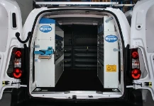 Van racking for servicing printing machinery
