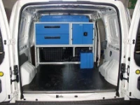 Van racking Ford Connect bulkhead