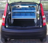 Van racking Panda with shelving units