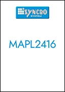 Labels for Syncro System containers MAPL2416 