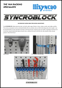Aluminium Sliding Bar for Hooks and Straps (SyncroBlock)