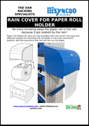 Rain Cover for Paper Roll Holder