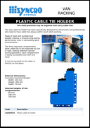 Plastic Cable Tie Holder