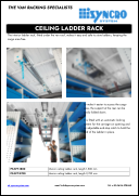 Ceiling Ladder Rack