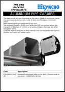 Aluminium Pipe Carrier