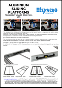 Aluminium Sliding Platforms for Heavy Loads and Pick-Ups