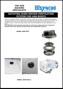Rotating Wind-Driven Ventilation System for Van Roofs